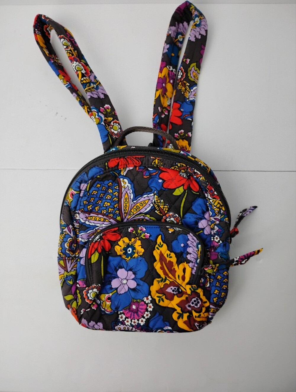 Vera Bradley Mini Backpack In  Colorful Bouquet